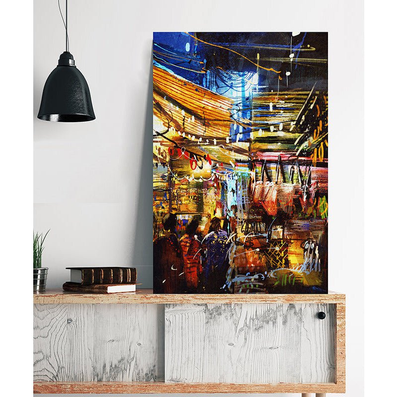 Canvasafdruk - Nachtwens