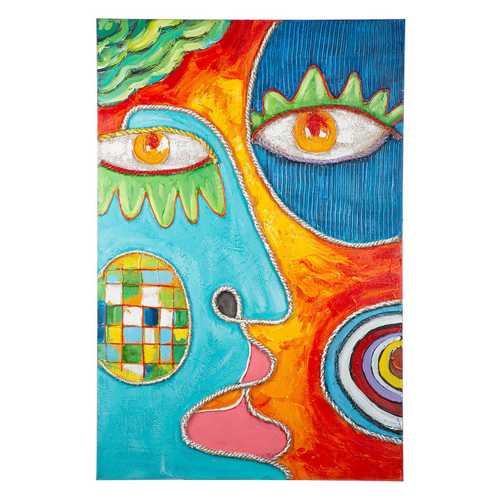Afbeelding rechthoekig Visage, H.120 cm