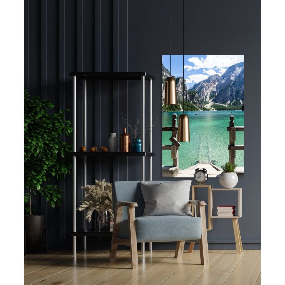 Foto op acrylglas - Uitzicht op het meer