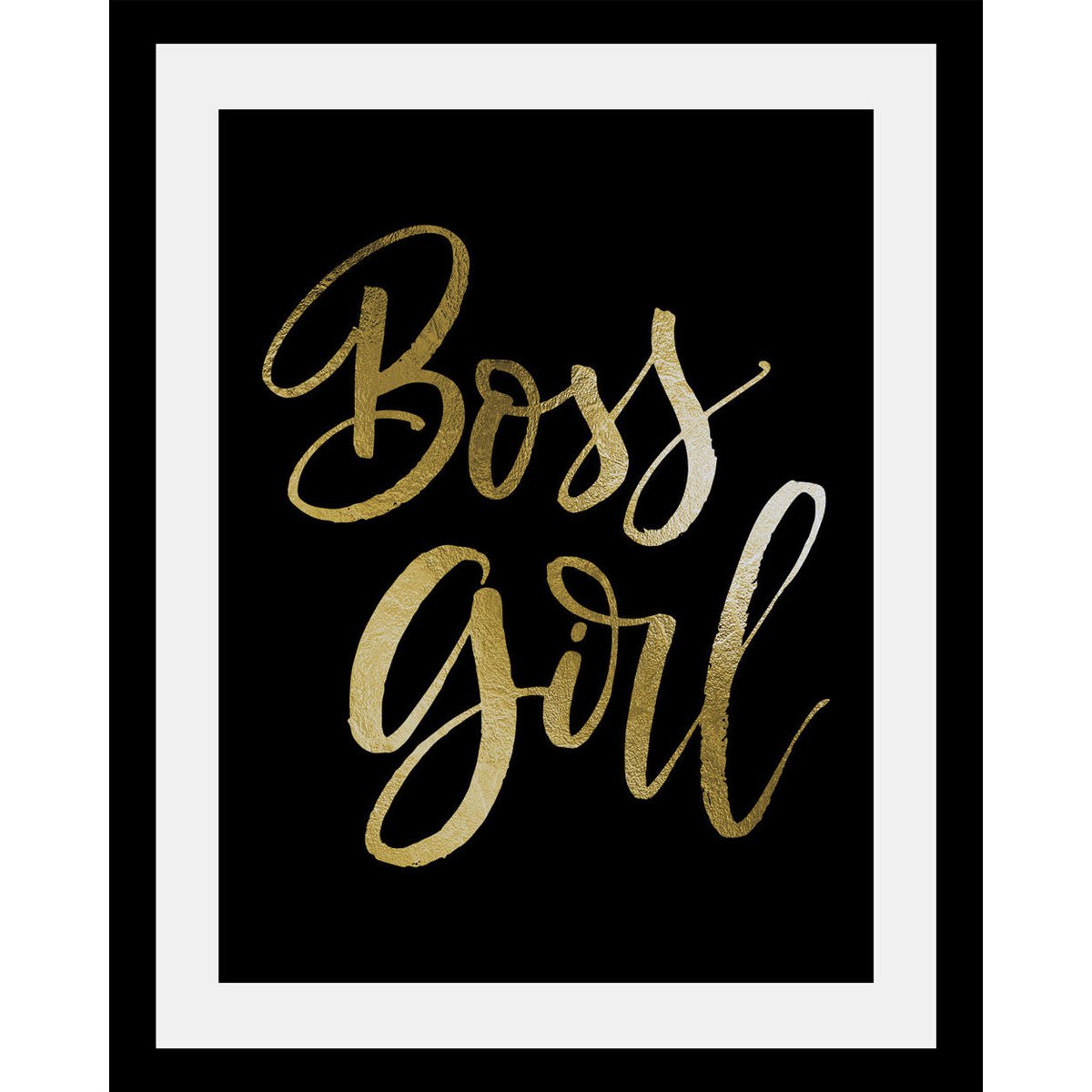 Lijstfoto - Boss Girl Zwart