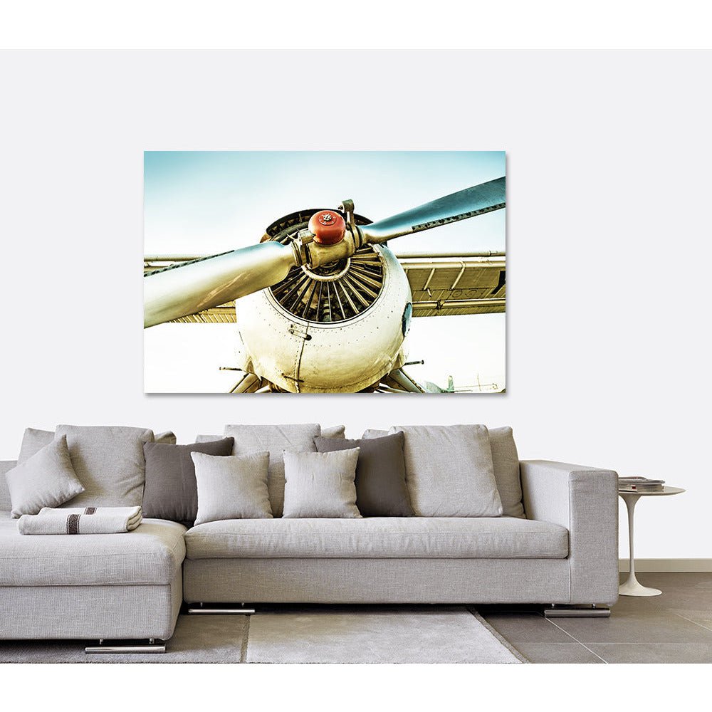 Afbeelding op acrylglas - Vliegtuigpropellers