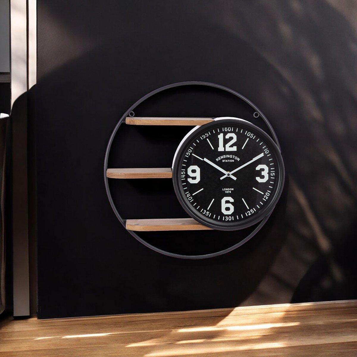 Ronde wandklok Klako, H.50 cm