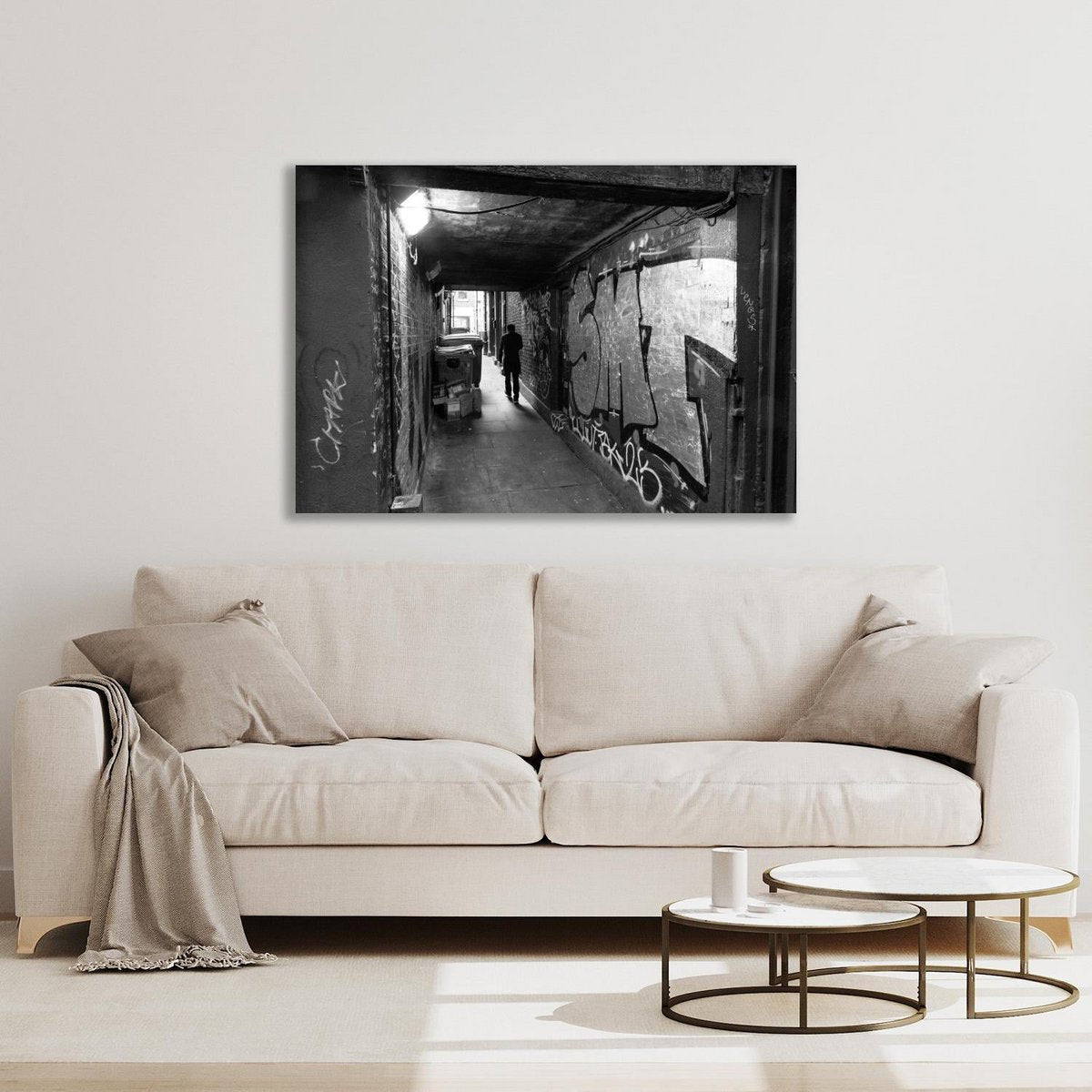 Afbeelding op acrylglas - ALLEY GRAFFITI, LONDEN