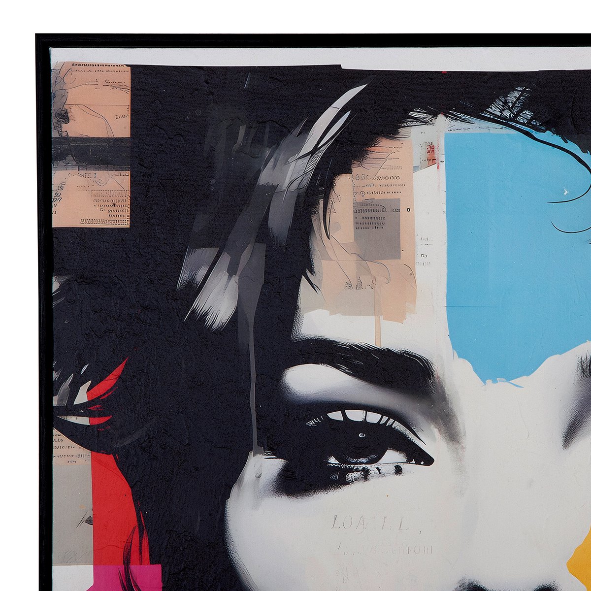 Afbeelding rechthoekige femme fatale veelkleurige H. 102 cm, ve 1