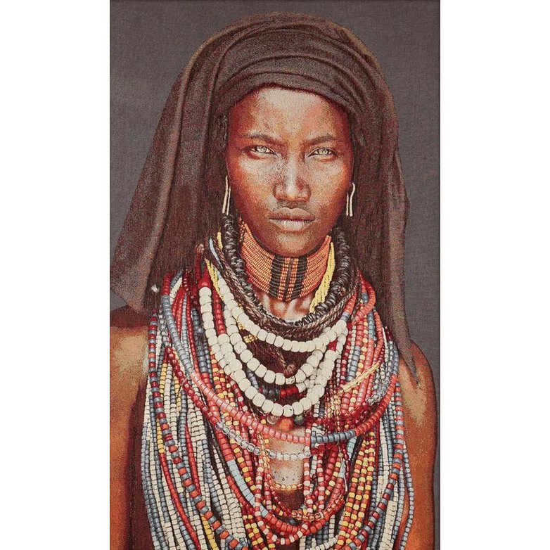 Gobelin geweven wandtapijt 120/180 Baro Tura WH1703 gespannen op een spieraam