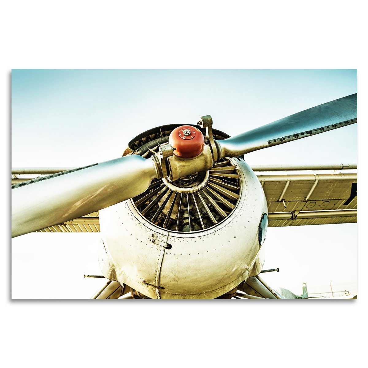 Afbeelding op acrylglas - Vliegtuigpropellers