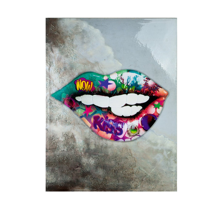 Afbeelding schilderij Street Art "Kiss"