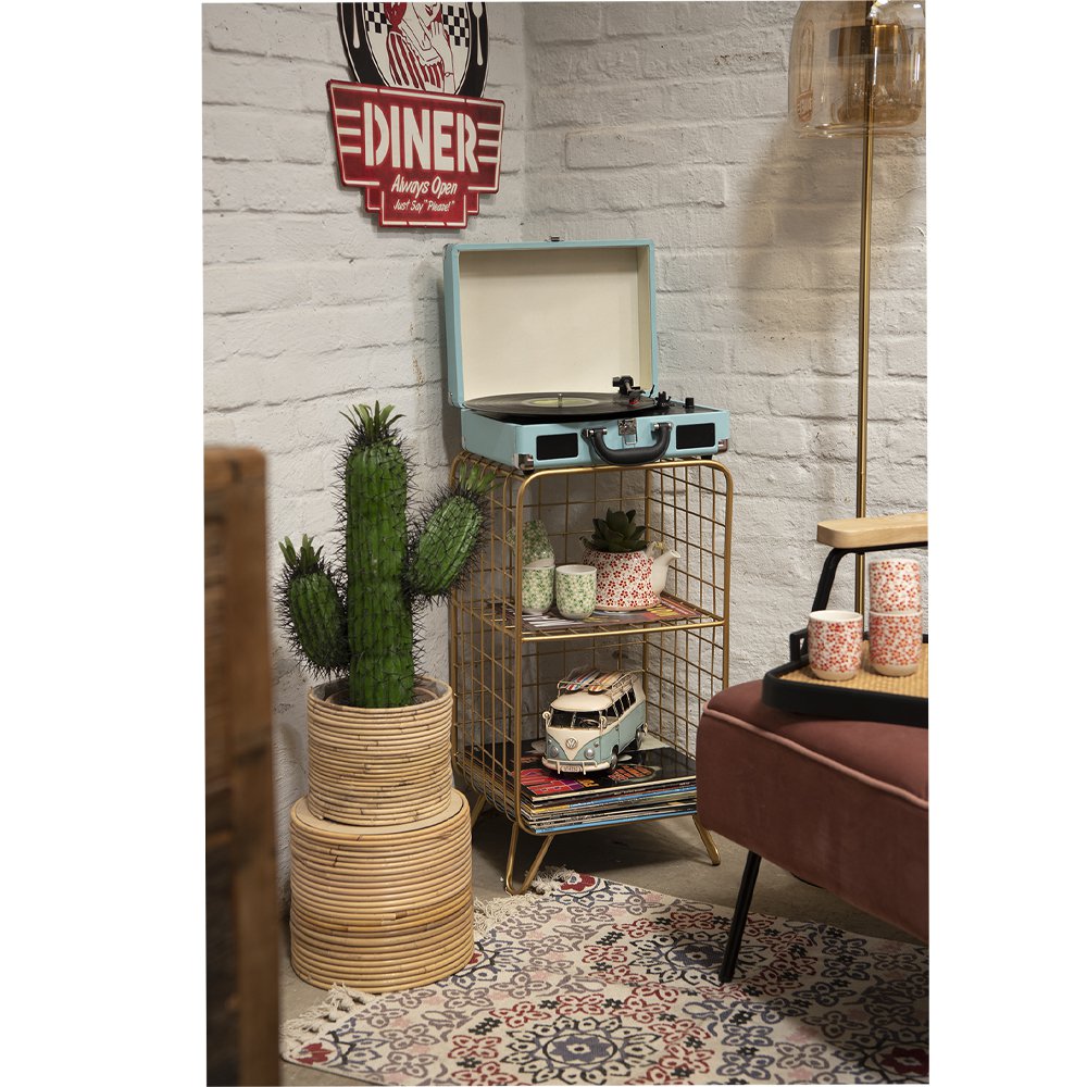 Tekstbord Wit Rood, IJzer 45x1x50 cm