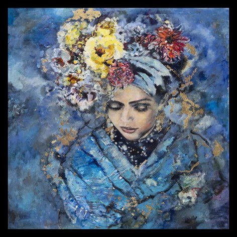 140/140 Bloemenvrouw GOB003+L4050 *Beperkt 250 stuks*