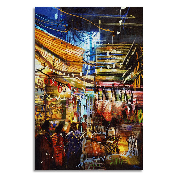 Canvasafdruk - Nachtwens