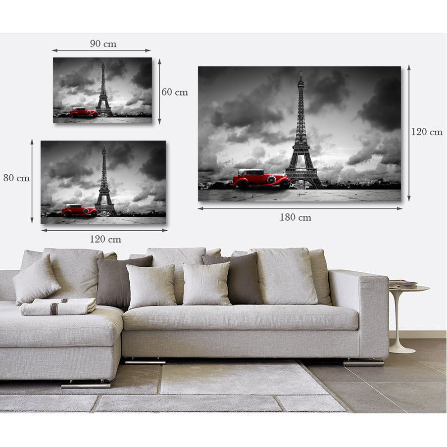 Afbeelding op acrylglas - Eiffeltoren Balans