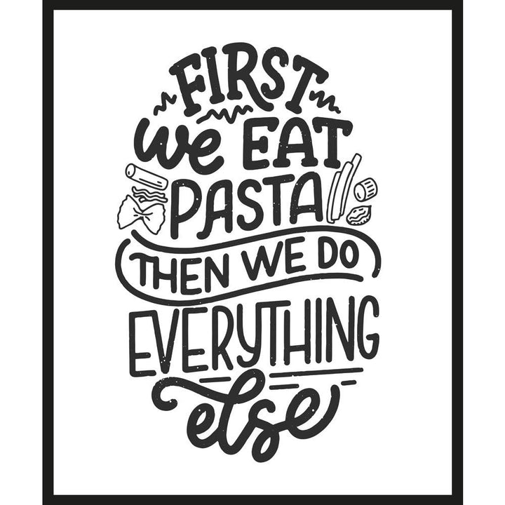 Rahmenbild - Eerst eten we pasta