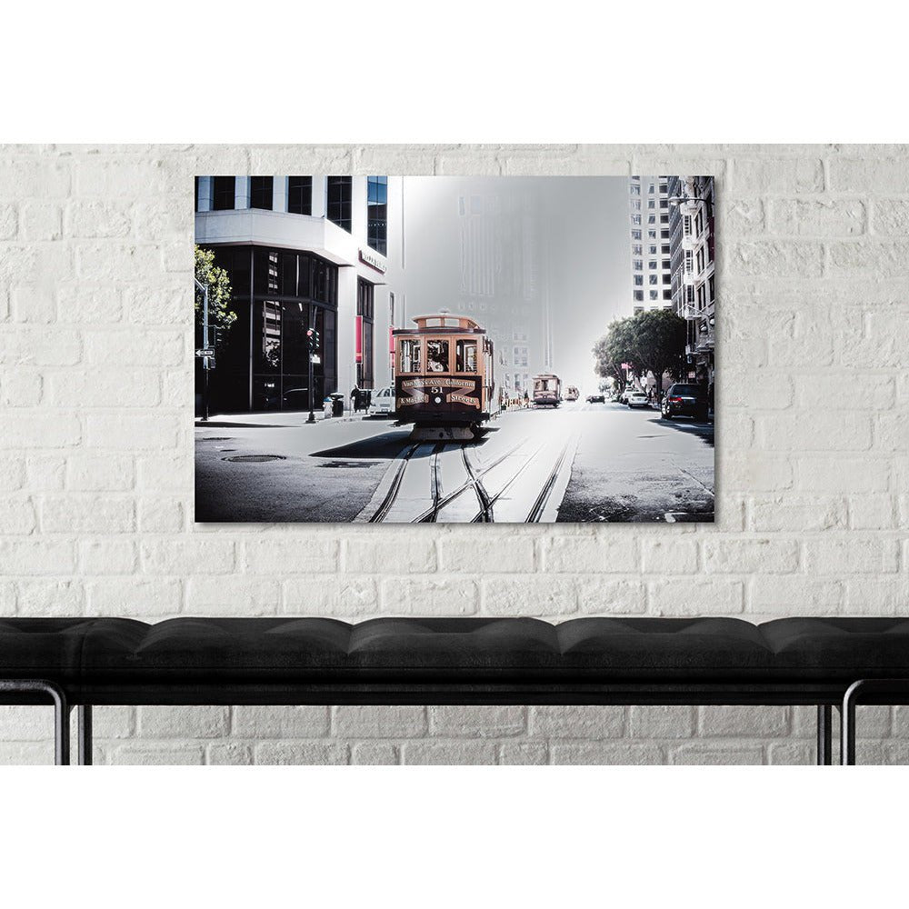 Aluminiumbild - Tram