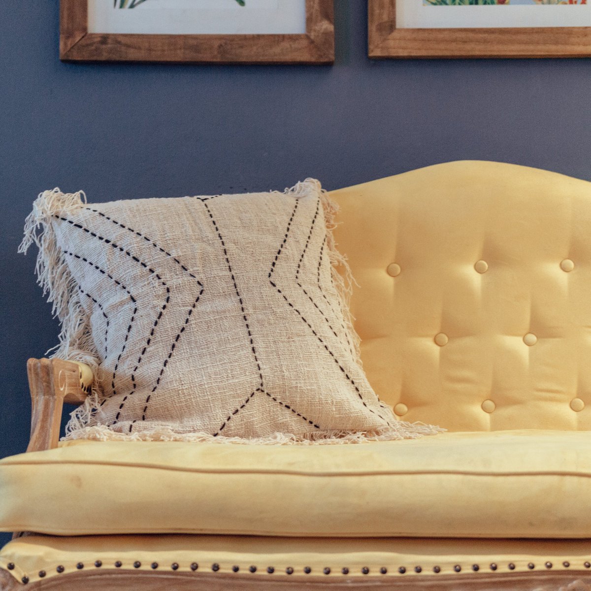 Kussensloop 40x40/50x50 cm | Decoratief Kussen | Bankkussen FLORES Gemaakt van Katoen