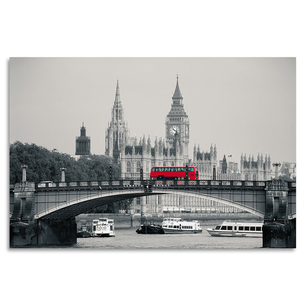 Acrylglas afbeelding - Big Ben Bus