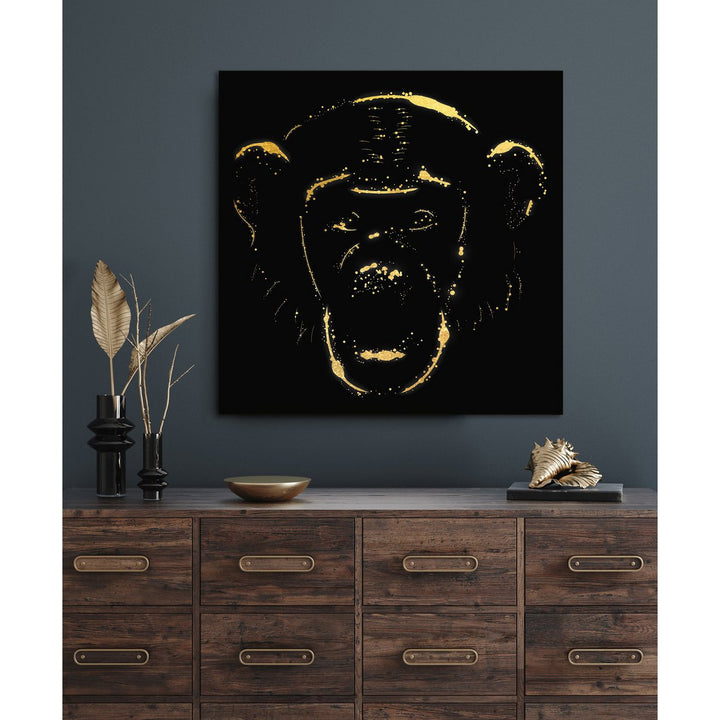 Bladgoud afbeelding - Aap