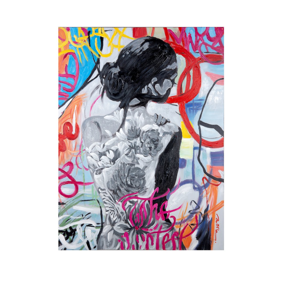 Afbeelding schilderij "PopArt schoonheid"