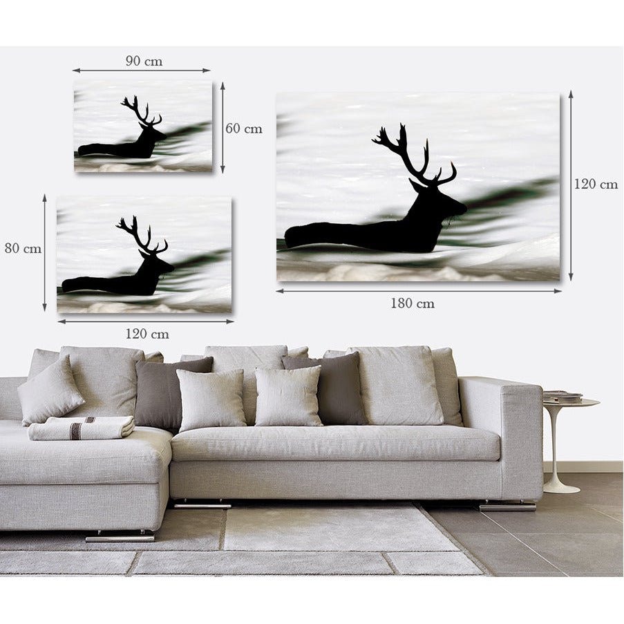 Acrylglas afbeelding - Zwemmend Hert