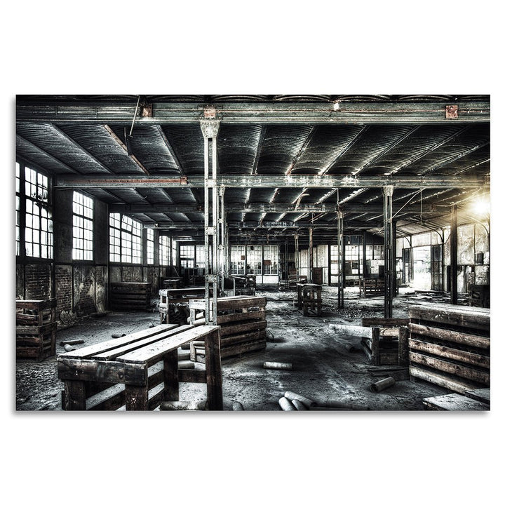 Acrylglasfoto - Fabrieksvloer