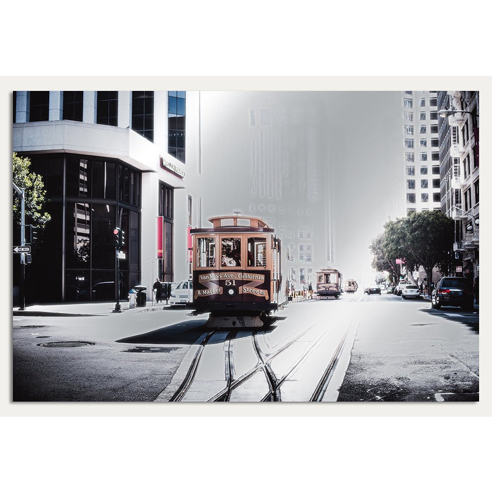 Aluminiumbild - Tram