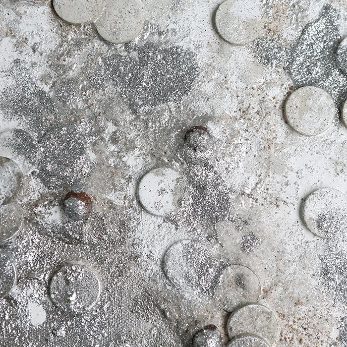 Foto "Big Tree" wit/grijs/zilver 120x90cm