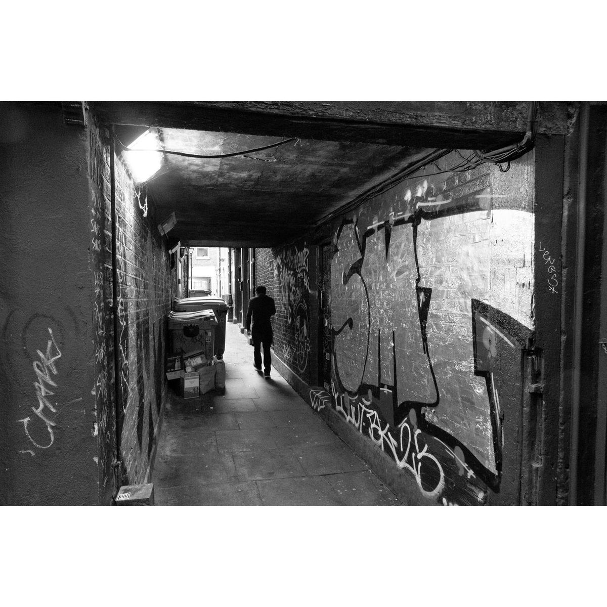 Afbeelding op acrylglas - ALLEY GRAFFITI, LONDEN