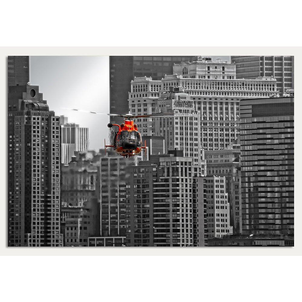 Aluminium foto - Helikopter