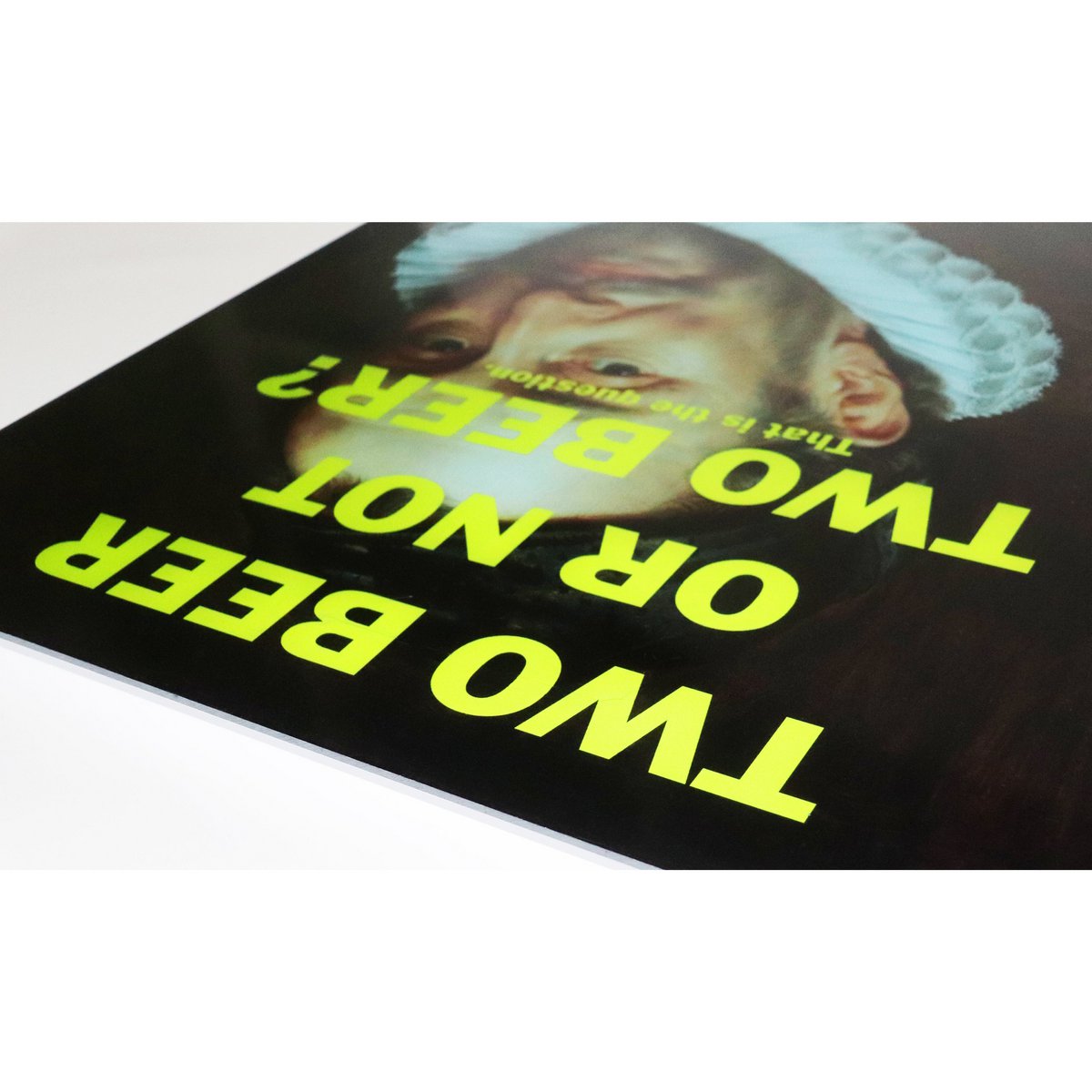 Afbeelding op acrylglas - Twee bier of niet twee bier?