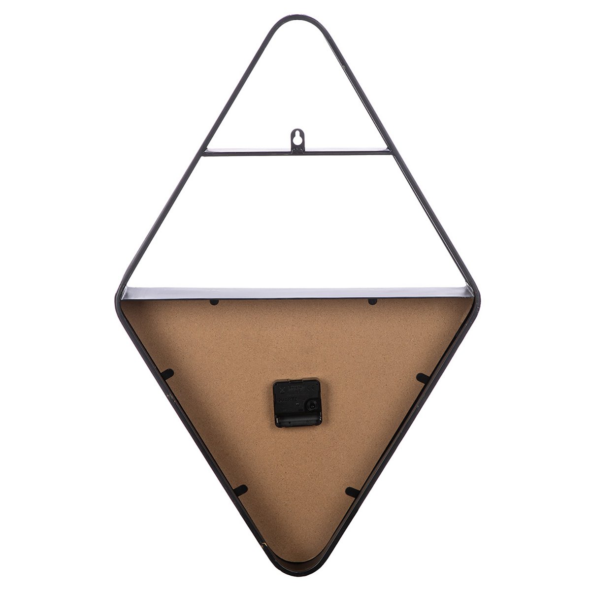 Wandklok diamant Kreale, hoogte 65 cm