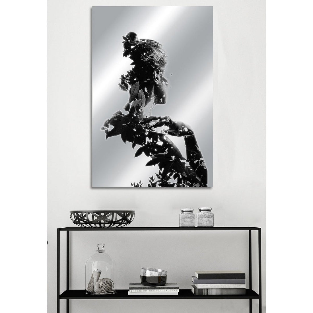 Aluminium foto - Gebroken bloem