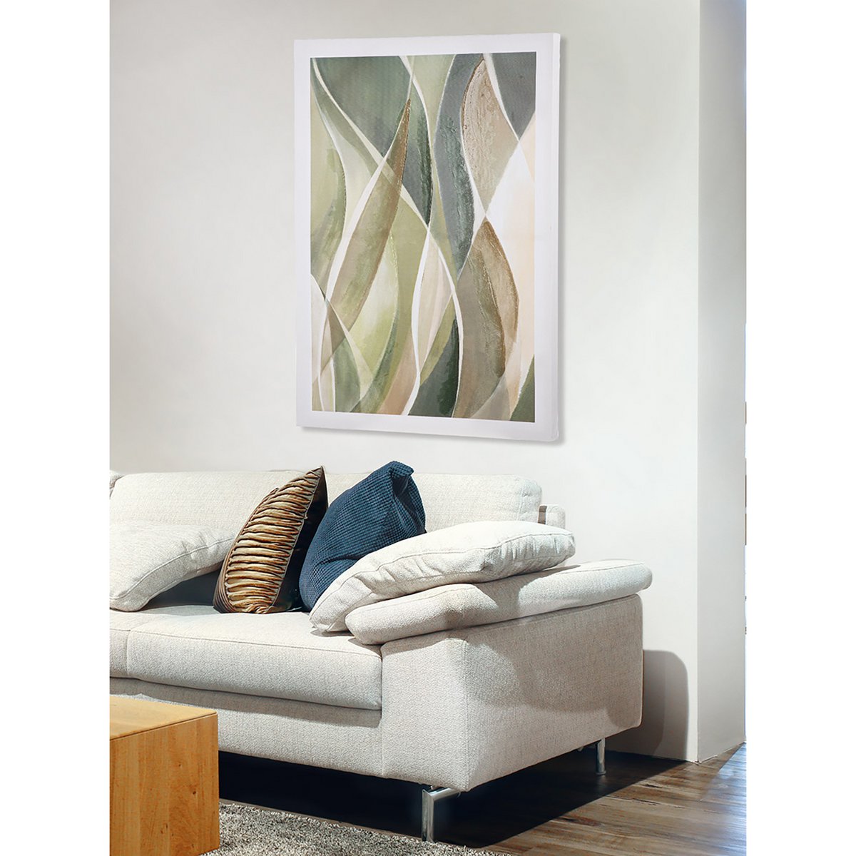 Rechthoekige afbeelding Verde, H.90 cm