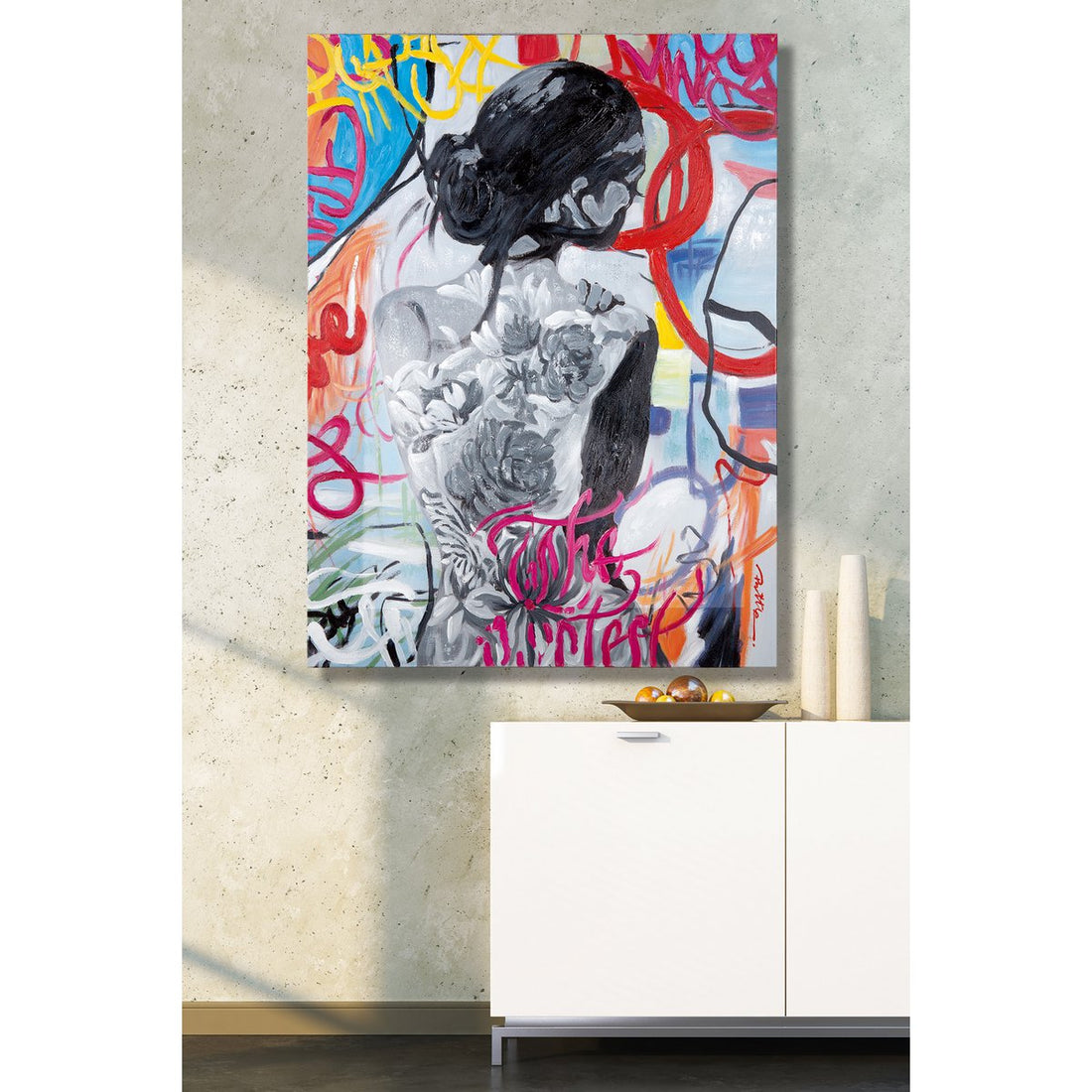 Afbeelding schilderij "PopArt schoonheid"