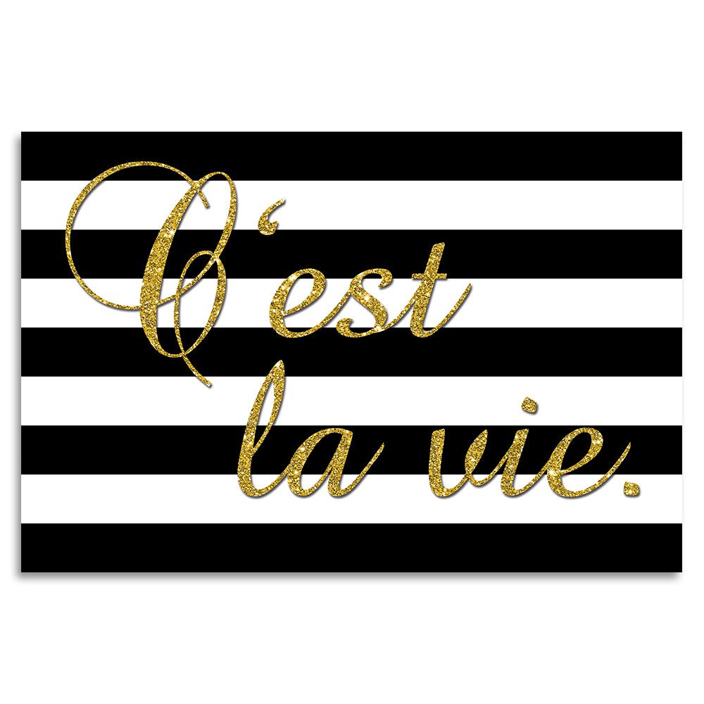 Foto op acrylglas - Cest la vie