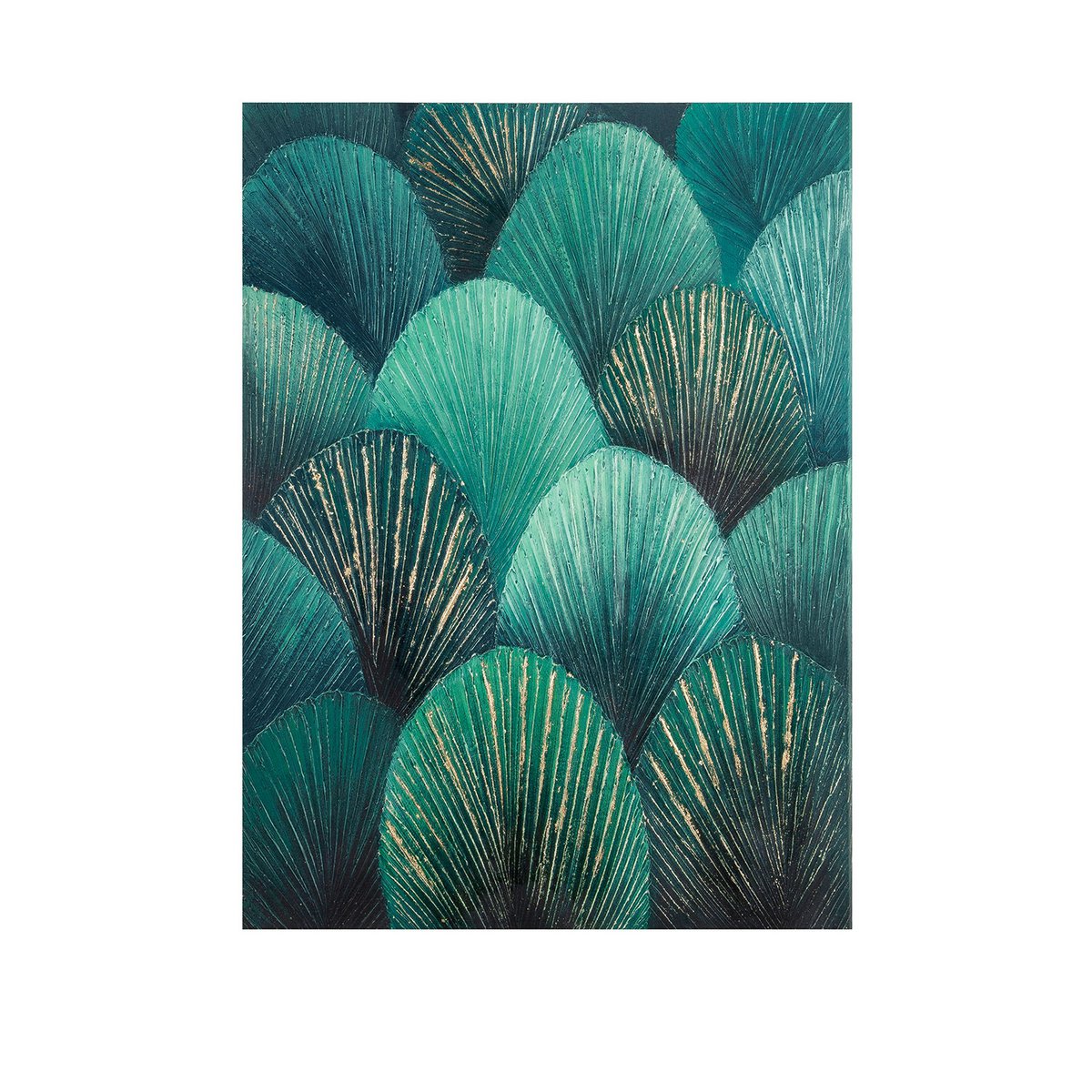 Hout/linnen schilderij "Montipora"