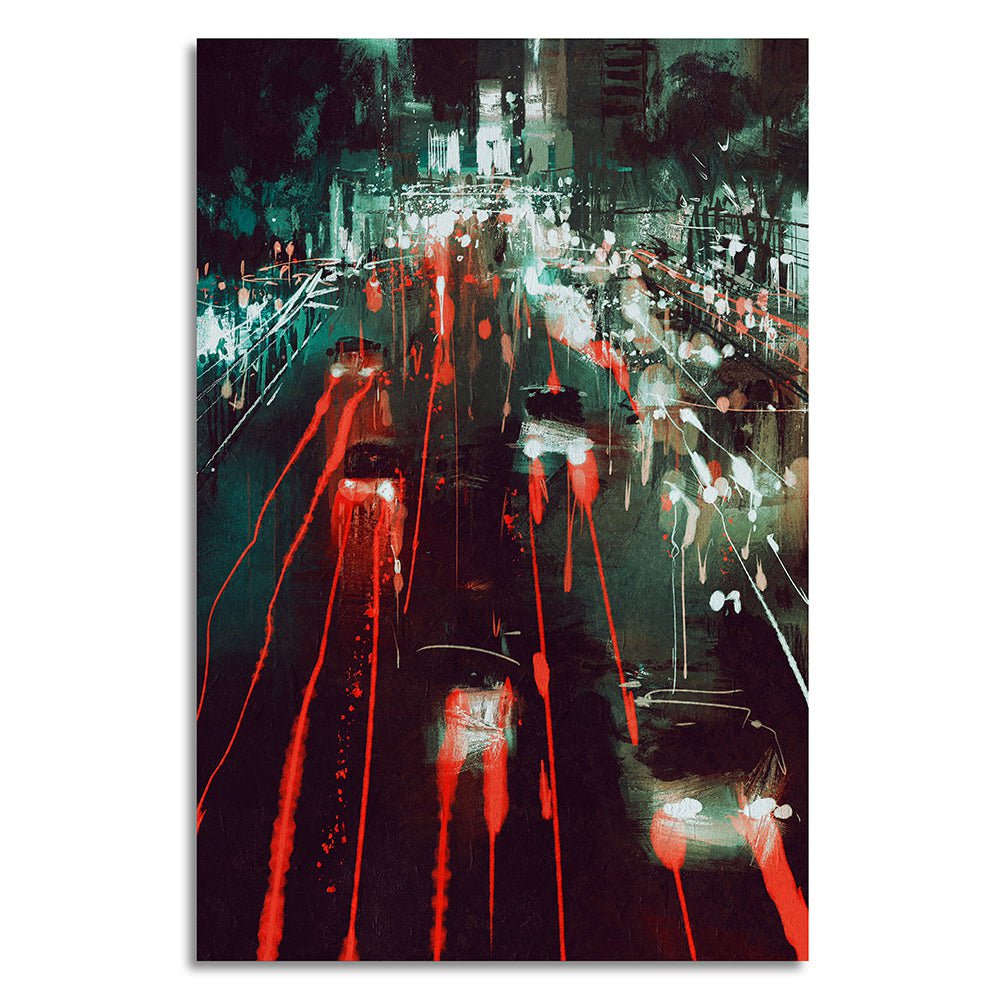 Canvasafdruk - Donkere zone