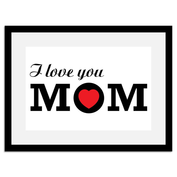 Rahmenbild-Ik hou van je mama