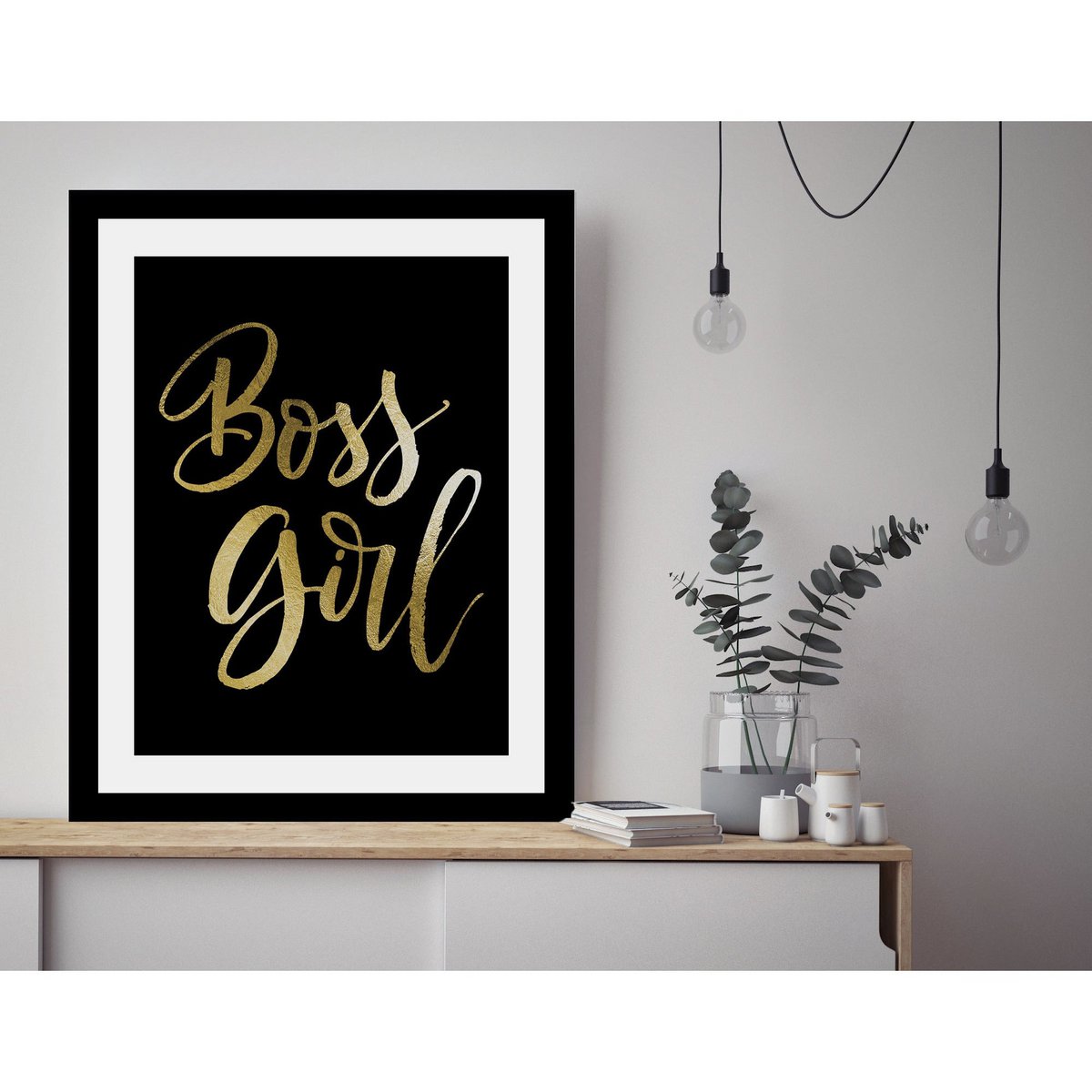 Lijstfoto - Boss Girl Zwart