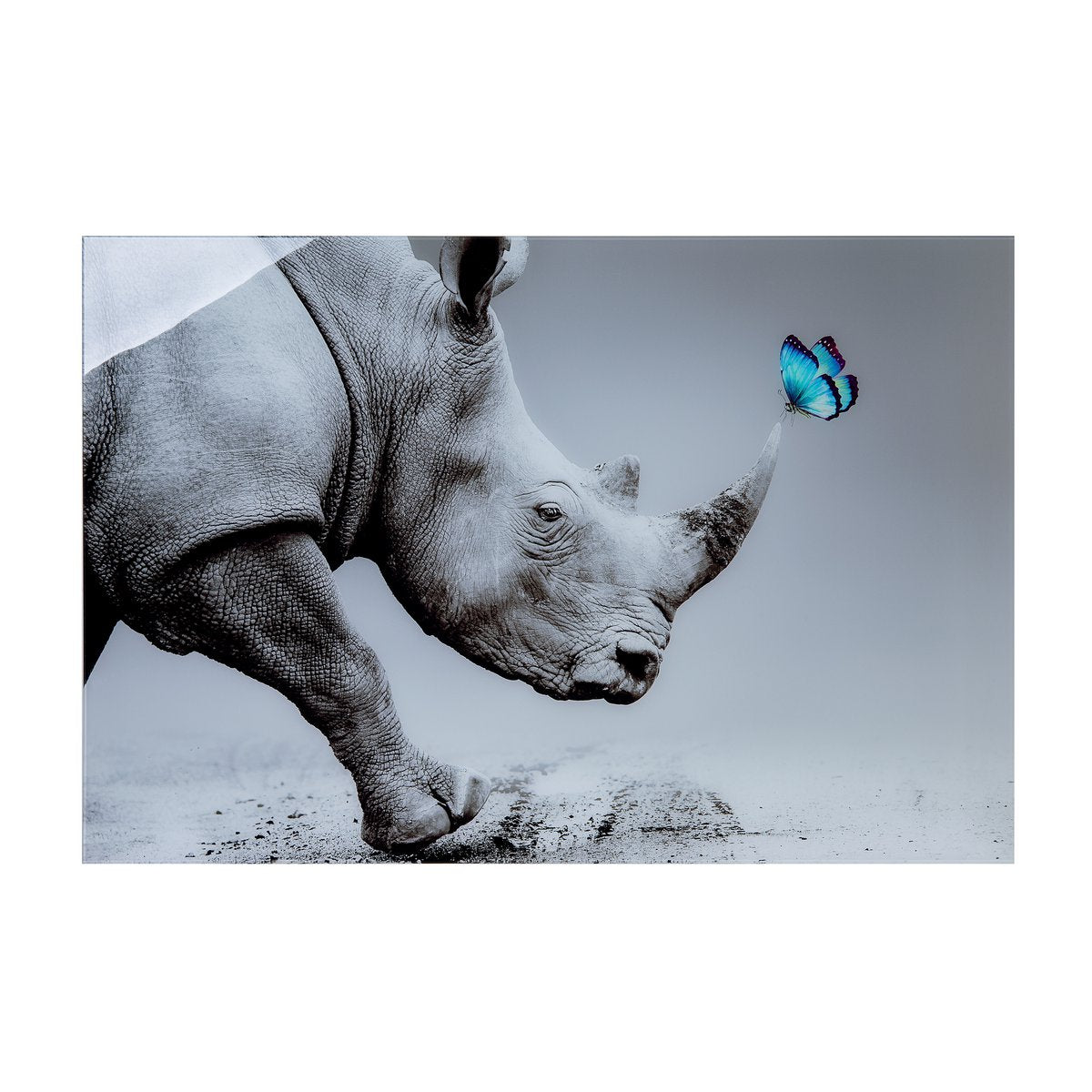 Acryl schilderij "Rhino"