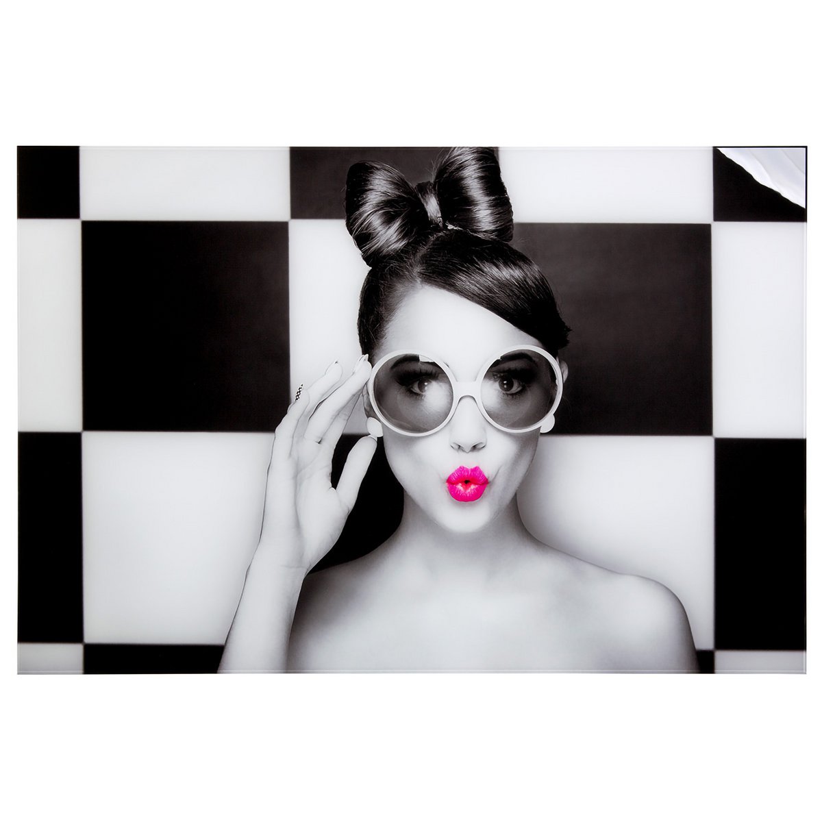 Acryl/aluminium afbeelding "Schakbord"