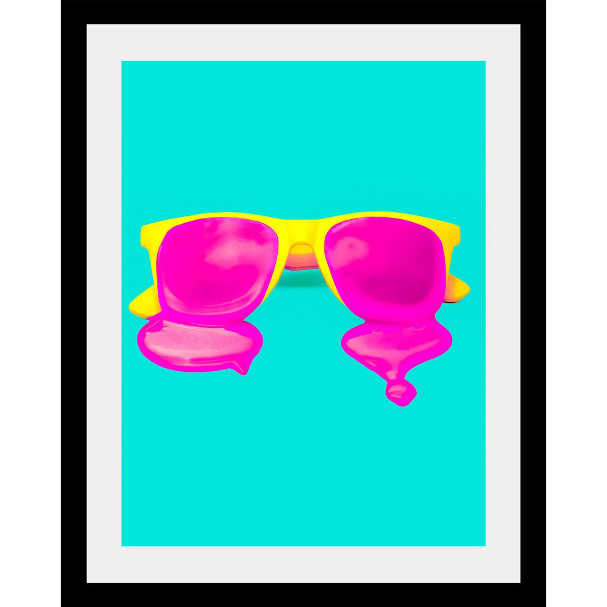 Rahmenbild - Smeltende glazen