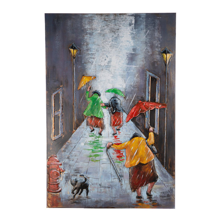 Rechthoekige afbeelding Regenachtige dans H.120 cm