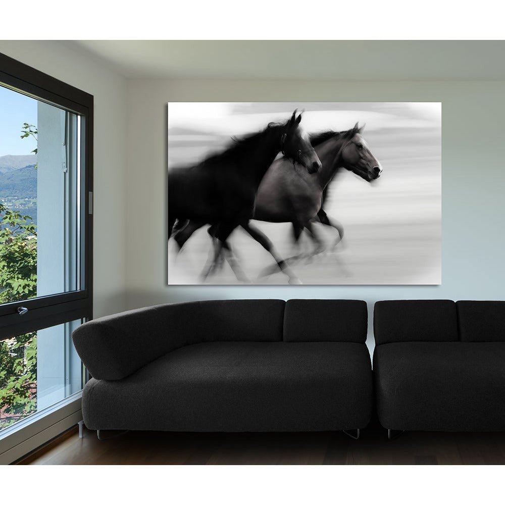 Afbeelding op acrylglas - Zomerpaarden