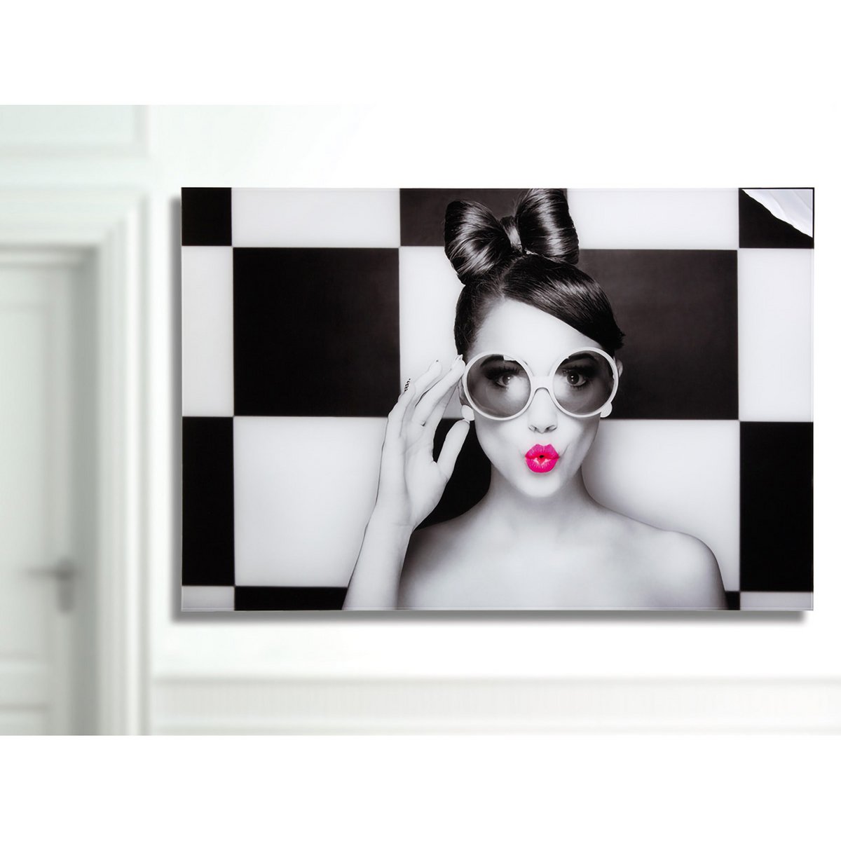 Acryl/aluminium afbeelding "Schakbord"