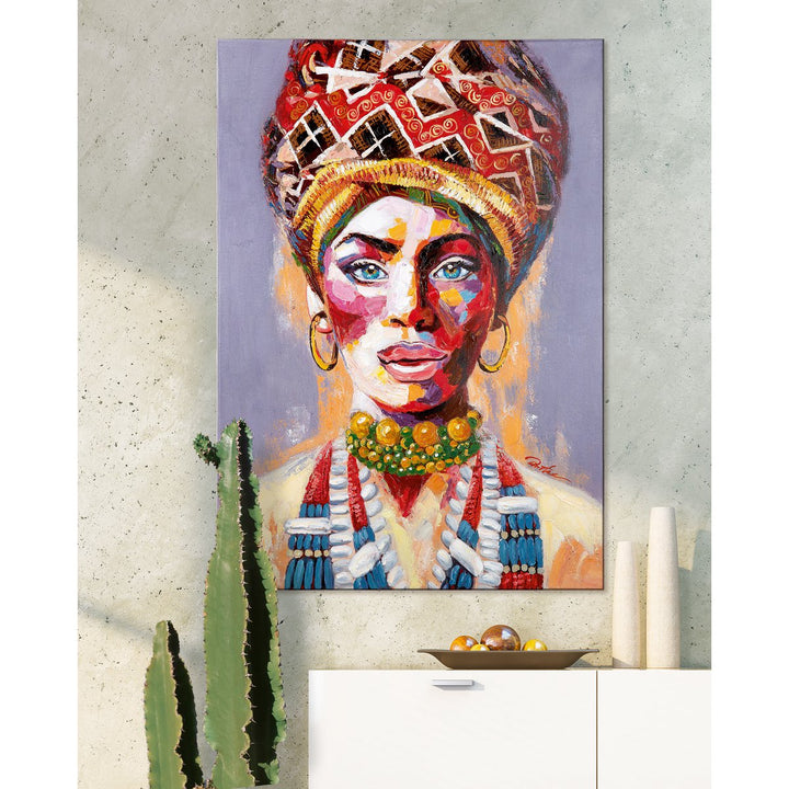 Foto schilderij Afrikaanse vrouw "Nala"