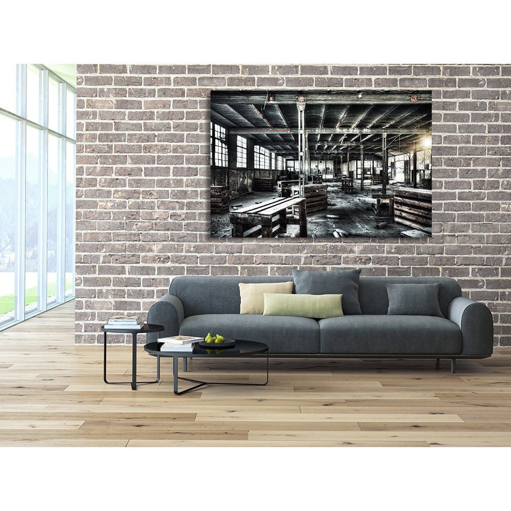 Acrylglasfoto - Fabrieksvloer