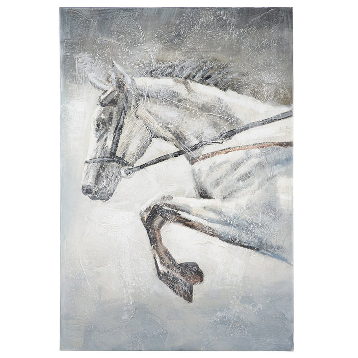 Schilderij "Springpaard"