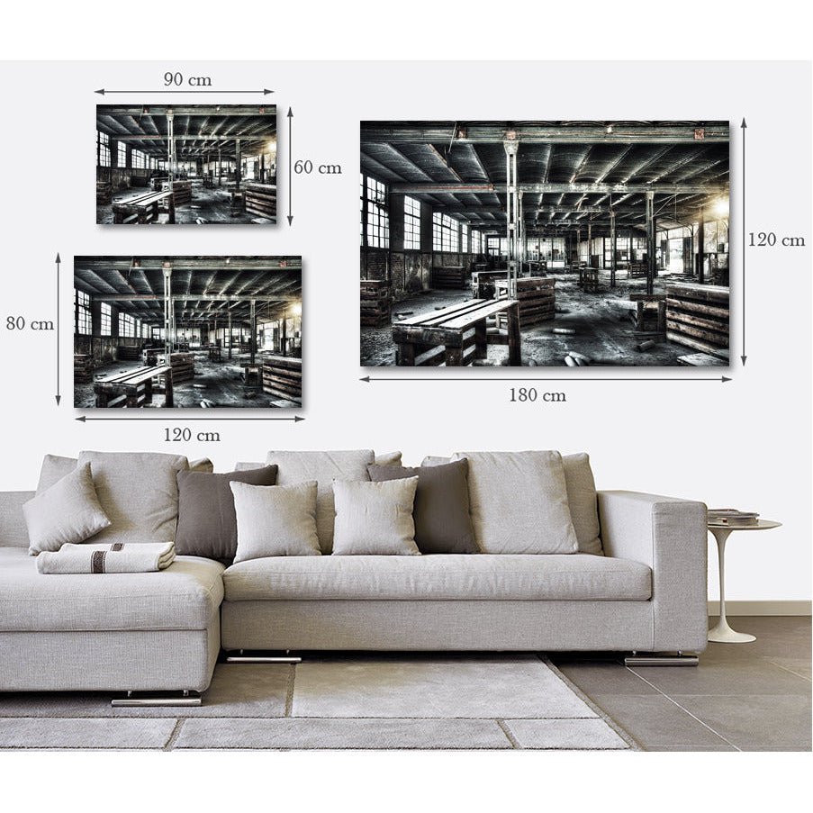 Acrylglasfoto - Fabrieksvloer