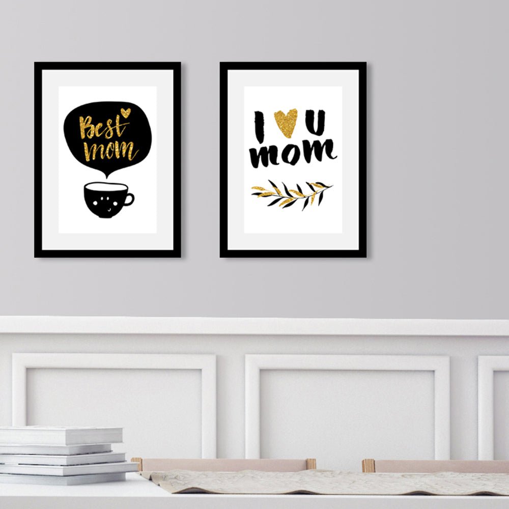 Framefoto - Ik hou van je moeder