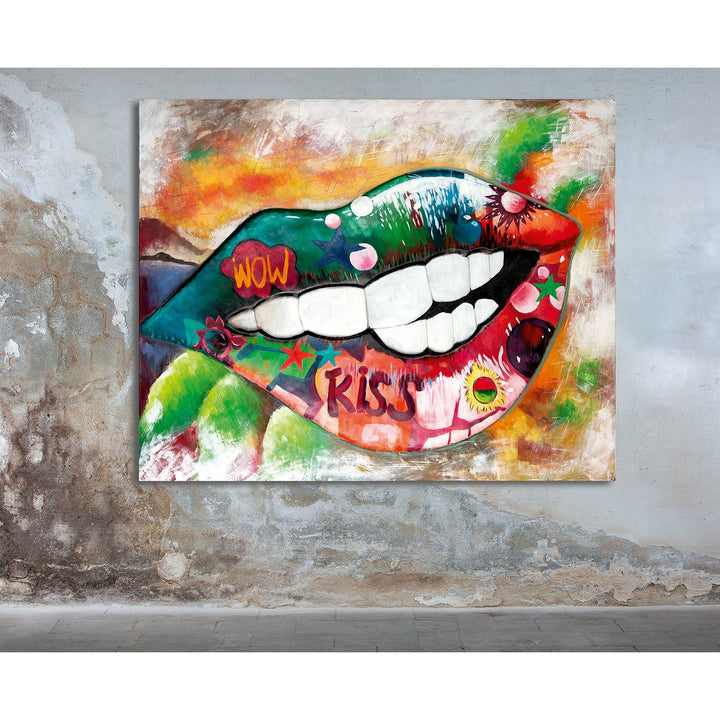Metalen afbeelding "Street Art"