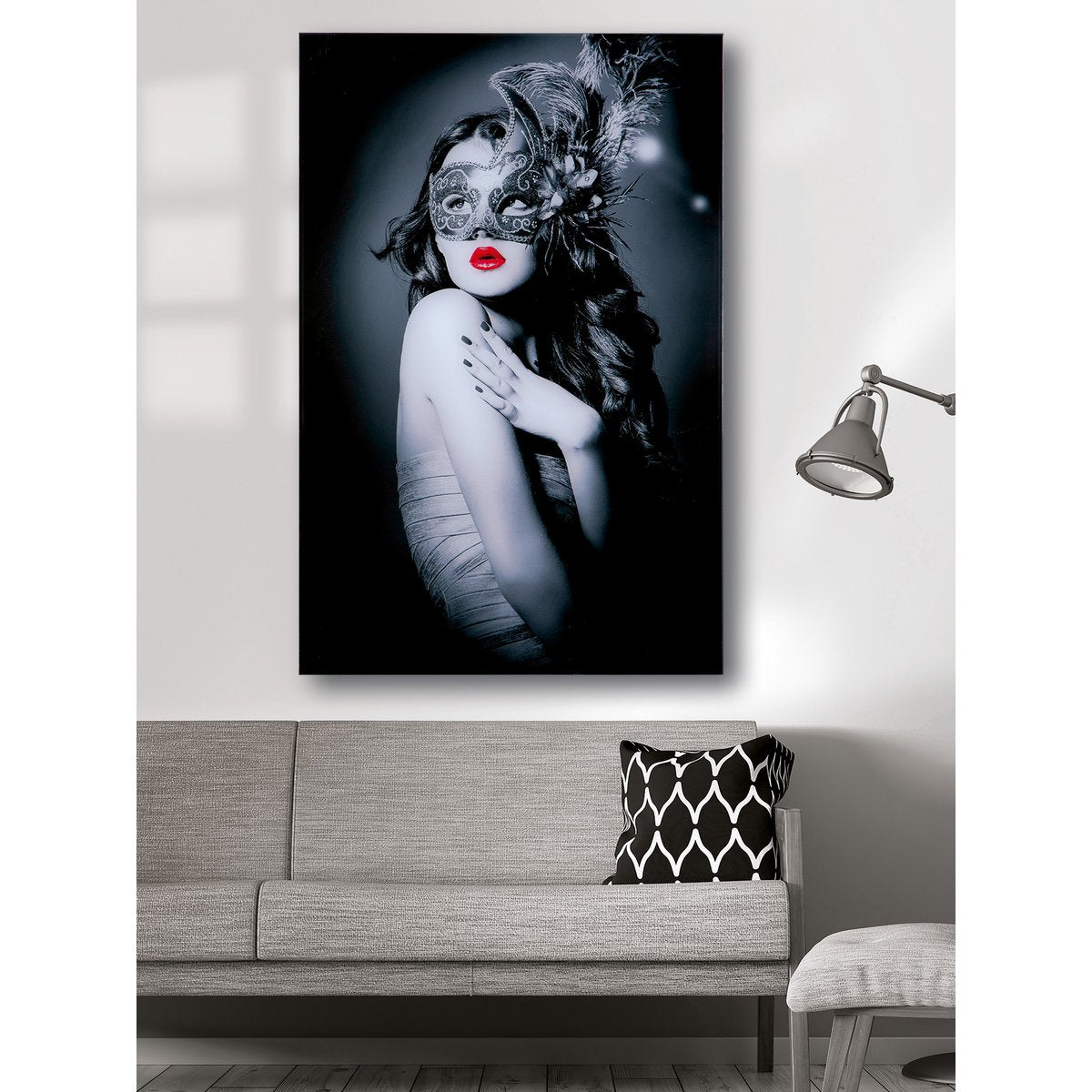 Acryl schilderij "Gemaskerde bal"